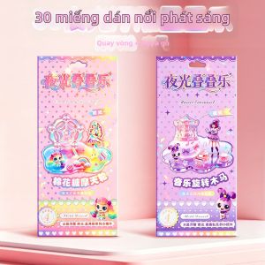 LOOM LUXE | Nhãn Dán Trang Trí Đèn Phosphor Hình Thú Hoạt Hình 3D Nổi
