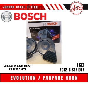 Original BOSCH EC12-C STRIDER 12V Fanfare Horn Water and Dust Resistant 100% Authentic