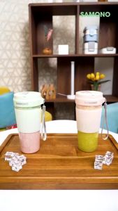 AWE - Blender Portable USB Samono 350ML SW-Y9: Juicer Plastik 6 Mata Pisau