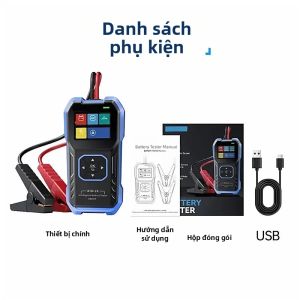 FNIRSI | Máy Kiểm Tra Ắc Quy Ô Tô FNIRSI BTM-24 12V/24V 0-2000 CCA Dụng Cụ Chẩn Đoán Tải Trọng Ô Tô Cho Mạch Khởi Động Và Sạc