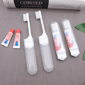 1PCS Portable Mini Travel Toothbrush Toothpaste Set Adult Outgoing Camp Disposable Toothbrush Carry-on Deep Cleaning Oral Care