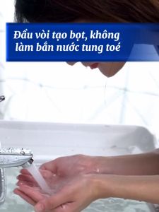 Củ vòi liền sen nóng lạnh 1 chân HODABOSS Vòi đồng thau mạ NIKEN sáng bóng dùng cho phòng tắm có diện tích nhỏ
