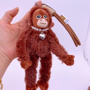 Mặt Dây Chuyền Khỉ Nâu Dễ Thương 20cm Thú Nhồi Bông Mềm Mại Móc Khóa Treo Túi Đồ Chơi Nhồi Bông Hình Thú Dành Cho Người Đi Phượt Và Người Sưu Tầm
