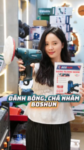 [ CHÍNH HÃNG ] Máy Đánh Bóng/ Chà Nhám BOSHUN BS-GV6100Động Cơ Lõi Đồng Công Suất 700w 6 Cấp Độ Chỉnh Tốc Độ