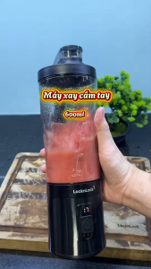 Máy Xay Sinh Tố Cầm Tay Lock&Lock EJJ356BLK 600ml – Máy Xay Sạc Pin Mini LocknLock 120W Lưỡi Dao 6 Cánh Cao Cấp