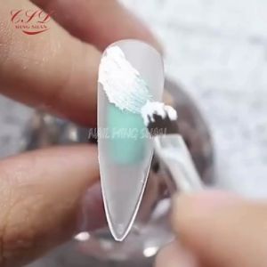 Gel xi măng nail vẽ móng 2 màu trắng - đen