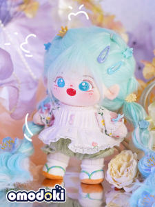 Omodoki Original 20cm Cotton Doll Wig Monochrome Mixed Color Corn Curly Hair Wigs Hair Pack Doll Wig