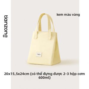 TIANZONG | Túi Đựng Cơm Bằng Tay Cách Nhiệt với Nhôm Phủ Thẩm Mỹ Cao