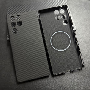 Full Cover Hard Carbon Fiber Phone Case for Red Magic 10 pro 11 Pro+ Aramid Fiber Protective Cover Nubia Red Magic 10 Pro+ Transparent Shockproof