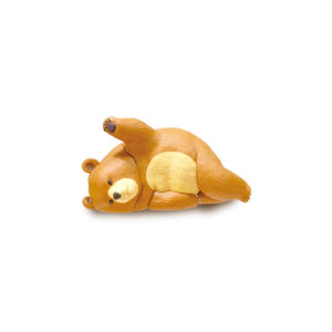 HULUXIONGDI | Cute Sleeping Bear Legs-crossed Desk Ornament