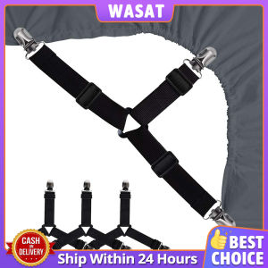 1 Pcs Bed Mattress Sheet Corner Clips Adjustable Clip Elastic Clip Fixing Buckle Sheet Clip Holder For Home With Fastener Clip Sheet Fixing With Bed Corner Anti-Slip Sheet Holder (Black/White/Khaki)