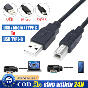 Printer Cable USB 2.0 Printer Cable Type A Male to B Male Printer Scanner Cord High Speed for HP Canon Lexmark Epson Dell Xerox Samsung and More Printer Cord A59