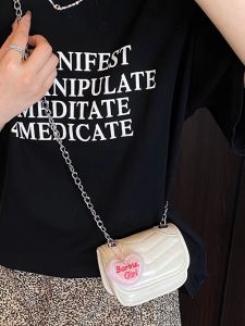 Túi Đeo Chéo Mini Hình Chữ Nhật Màu Hồng Có Khóa Kéo Thời Trang Cho Thanh Thiếu Niên Túi Đeo Vai Đơn Bằng Da PU Mềm