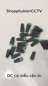 [🌋Hottt🌋] Hàng Chính Hãng Combo Bó 10 cái đầu nối nguồn DC 5.5x2.1mm kiểu vặn ốc chân cái - Jack DC cái vặn ốc
