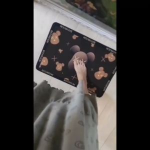 Diatom mud cartoon bathroom door absorbent non-slip mat indoor entry door mat bedroom carpet kitchen floor mat
