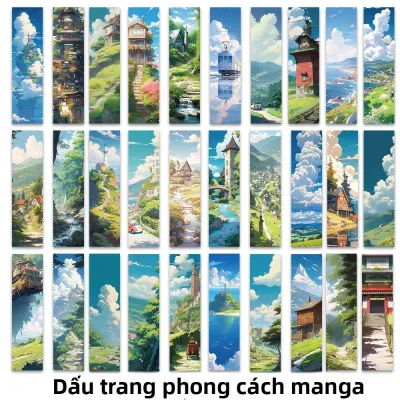 30 Chiếc Hayao Miyazaki Manga Phong Cách Đánh Dấu Trang Nghệ Thuật Sáng Tạo Đọc Trang Đánh Dấu Trang Quà Tặng Học Sinh DIY Trang Trí