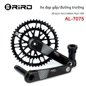 Bộ Trục Giữa Xe Đạp Đường Trường Bằng Sợi Carbon RIRO 11/12 Tốc Độ Lắp Trực Tiếp Kích Thước Đĩa 170mm Số Răng 46/48/50/52T Dành Cho Phụ Tùng Xe Đạp