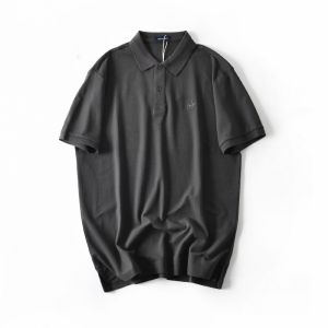 Áo Thun Polo Tay Ngắn Thoáng Khí Kháng Khuẩn Thêu Ren Cotton Rộng Rãi Thời Trang Công Sở Thường Ngày Cho Nam Mùa Hè