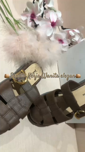 Sepatu Kerja Wanita Elegan – Slip On Flat Anyam Nyaman Dipakai Seharian Balance 2616