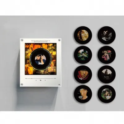 AMU·PIGGY | Rotating NFC Activated Music Record Player Magnetic Fridge Decor