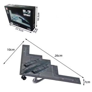 Toy Planes US Air Force B-2 Model 1:200 Scale A Ghost Bomber ABS Die-Cast Aircraft Model Building Blocks Toy Collection Gift