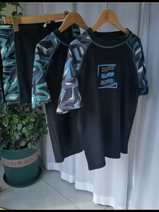 🔥พร้อมส่งจากไทย🔥ชุดว่ายน้ำเด็กผู้ชาย ชุดเด็กชาย ลายน่ารักๆ กางเกงนิรภัยที่สวมใส่สบาย ระบายอากาศได้ แห้งเร็ว ชุดว่ายน้ำ