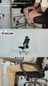 Big Plan Kursi Kantor Direktur | Office Chair | Kursi Sandaran Kepala Adjustable | Garansi 5 Tahun