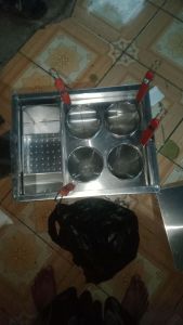 dandang mie ayam kocok/panci mie1set promo 4 lobang almunium 08