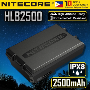 Nitecore HLB2500 Battery - 2500mAh - USB-C Rechargeable - IPX8 - For HA29 UHE and HA27 UHE