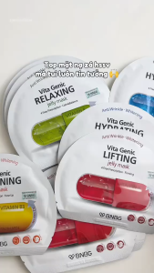 ( Lẻ 1 miếng ) Mask/ Mặt nạ dưỡng da nhiều dưỡng chất BNBG Vita Genic Jelly Mask 30ml - Hàn Quốc