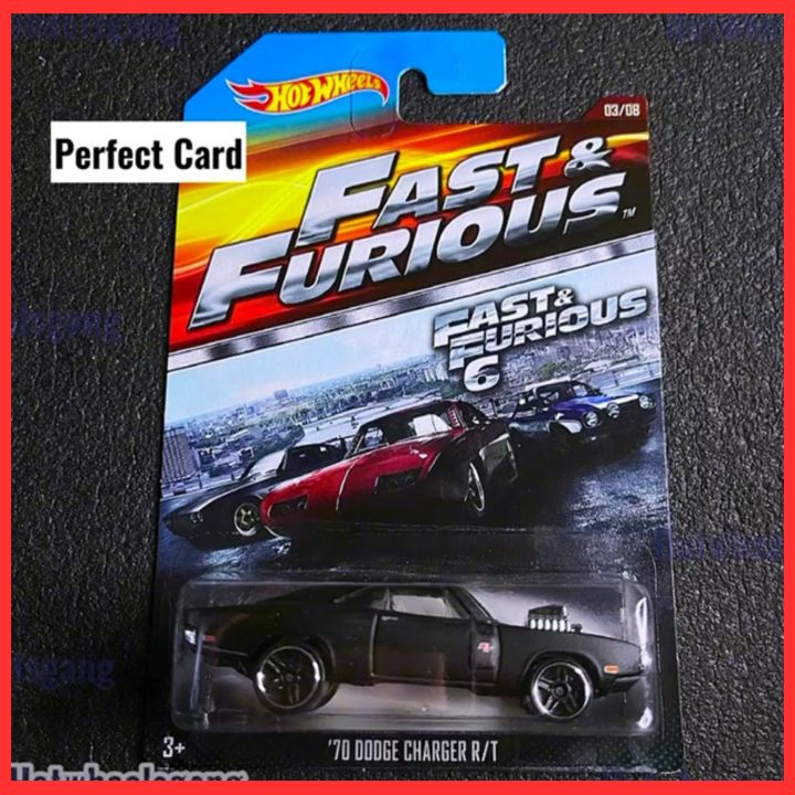 Hot Wheels Dodge Charger RT 1970 Fast Furious Dom Torettos Car