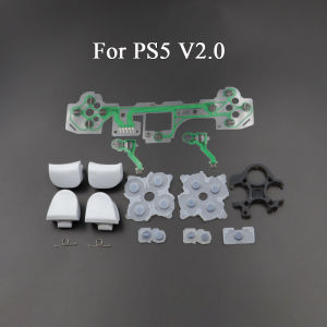Bộ Màng Silicon Dẫn Điện Kèm Nút Bấm L1 R1 L2 R2 Và Lò Xo Cho Tay Cầm PS5 Tương Thích Với BDM-010 BDM-020 BDM-030 V1 V2 V3