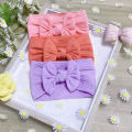 Băng Đô Nylon Xoắn Mềm Mại Cho Bé Băng Đô Co Giãn Nơ Rộng Unisex Mũ Đội Đầu Cho Trẻ Sơ Sinh Màu Trơn Dễ Thương 1-3Y Dải Tuổi 1-3Y. 