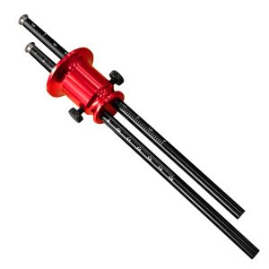 FNICEL | Double Head Wheel Marking Gauge Aluminum Parallel Line Drawing Tool Woodworking Marking Scriber Ruler With Graduated Inch&MM Sca