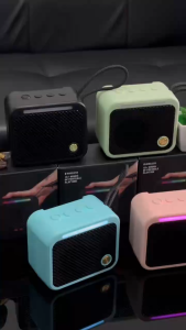 ลำโพงบลูทูธ รุ่น M300 เชื่อมได้2ตู้ 8W เสียงเบสแน่น พกพาง่าย รองรับ USB TF ปิดไฟได้ มีซับเบสด้านหลัง ลำโพงแบบพกพา M300-mini