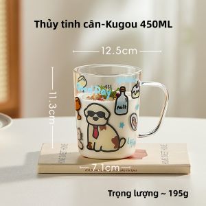 CAROTE | Cốc Kính Tay Cầm Thời Trang