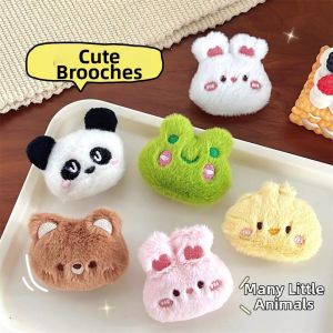 QIUZHISE | Cute Felt Cartoon Animal Brooches For Women