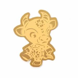 MIẾNG DÁN 12 CON GIÁP MAY MẮN CHIÊU TÀI LỘC MẠ VÀNG