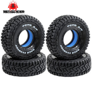 1.9 4PCS 120MM Soft Rubber Tires for 1/10 RC Crawler Car SCX10 TRX4 D90 High Grip Off-Road Tires Durable & Flexible
