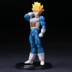 Bandai | Dragon Ball 22cm Son Goku Vegeta Figure Super Saiyan Figure Anime Collectible Figurines for Kids DBZ Action Figure Model