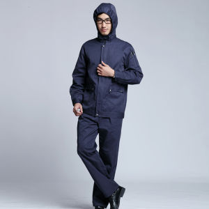 EMW EMI Protection Suit With CapJacket And Pants Sets EMF Shielding Stainless Steel Fiber Work Clothing Machine Protective