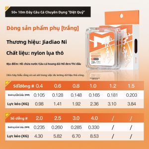 jiadiaoni | Dây Câu Cá Siêu Mềm Độ Bền Cao Chống Rối