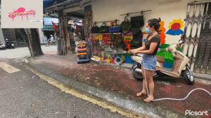 Bộ Vòi Xịt Tăng Áp (Bộ phun tưới nước ) Cao Cấp Kapusi K-8820