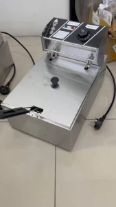 GVW Deep Fryer Electric Deep Fryer Pot Deep Fryer Stainless Steel Pot Bowl Dapur Ayam Gunting Dapur Elektrik