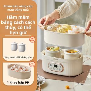 Bear | Nồi Điện Gốm Dùng Tại Nhà Đun Súp Yến Thực Phẩm Cho Bé
