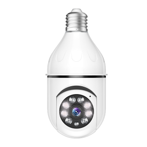 XVIM 3MP Wireless WiFi Light E27 Mini Bulb Camera Security 360 Pan Two-way Audio Full Color Night Vision Indoor Motion Detection