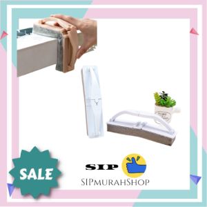 Sikat Pembersih Sudut Sikat Spons Busa Sponge Lipat Gagang Alat Pembersih Kamar Mandi Dapur Model Jepang