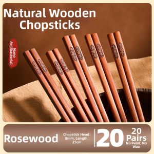 WANGMAZI | Antimicrobial High-Grade Heat-Resistant Wooden Chopsticks