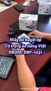 Máy đo huyết áp điện tử bắp tay OROMI DBP-1231 –giọng nói tiếng việt-Thương hiệu Nhật