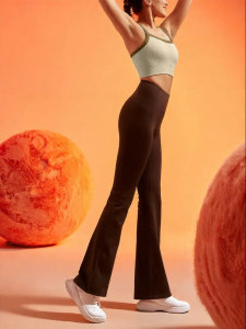 VFU | Warm Womens Bell Bottom Pants for Yoga and Fitness